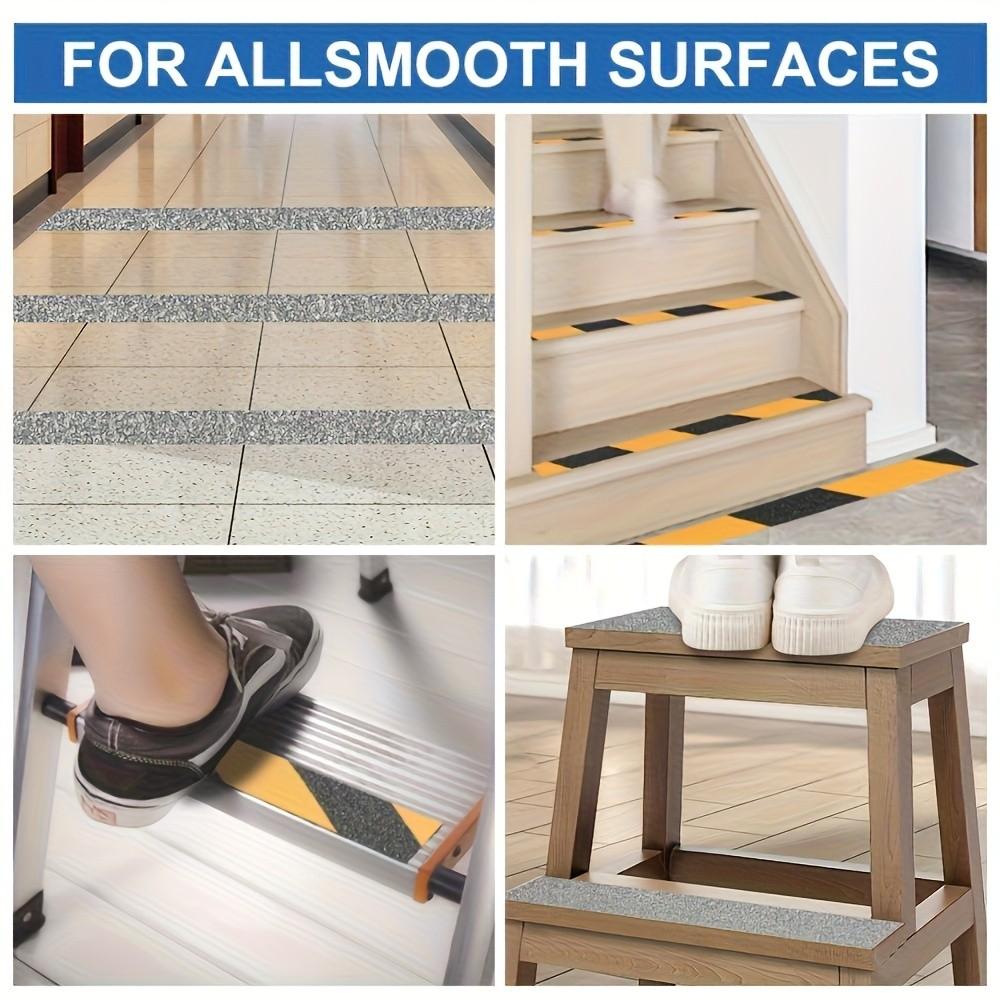 5 Meter Long Anti-Slip Tape, Thick Adhesive Warning Effect, Ideal for Public Walkways, Stairs, Bathrooms, Kitchens, Beaches, Camps