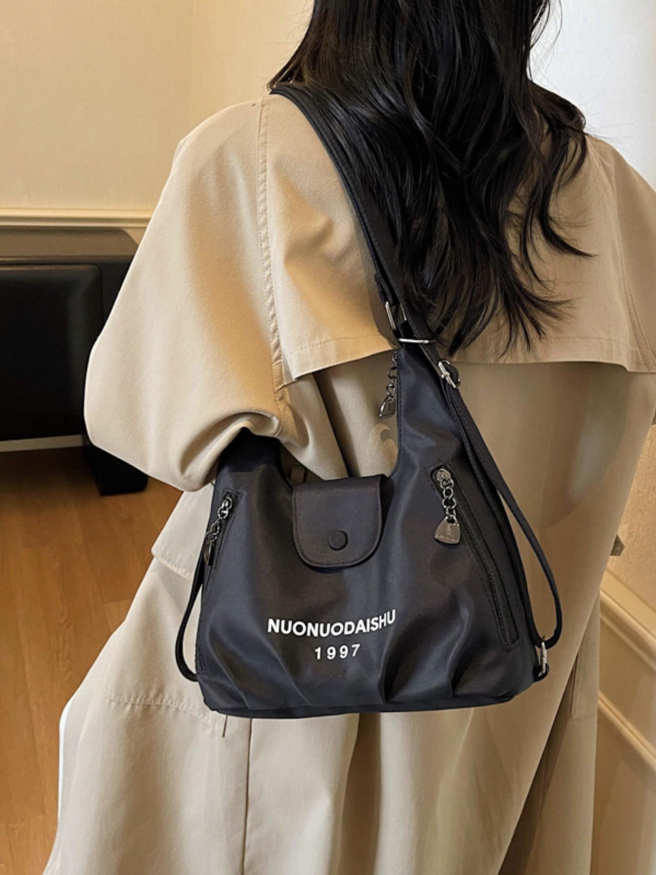 Tote Bag Women New Large Capacity Fashion Small Bag Unique Design Casual Simple Shoulder Bag, Stylish and Practical Everyday Accessory