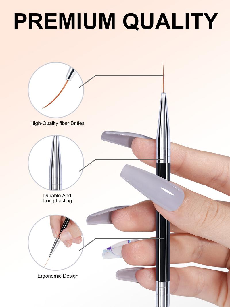 Aillsa DIY Gel Nail Kit - Almond 168pcs 14 sizes gel x Acrylic Nail Tips for Flat Nails with 5 Colors Gel Nail Polish, 3pcs nail brush pen, 15ml Strong Solid Nail Glue, Manicure Cutics Cosmetic