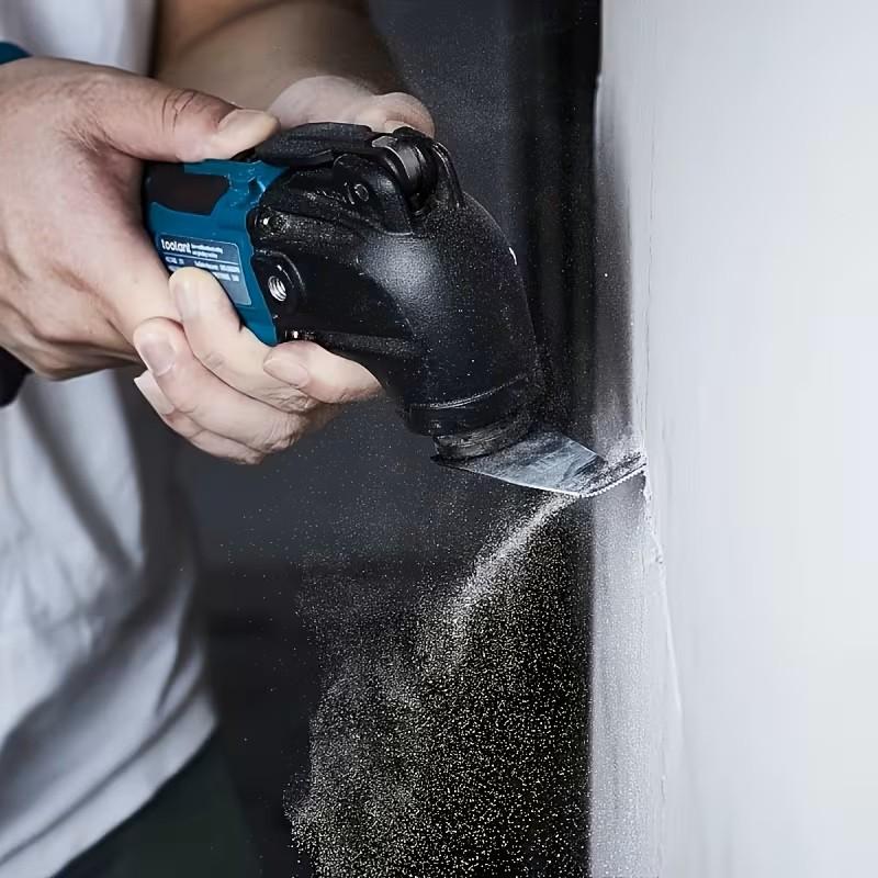 3 Piece Oscillating Multi-Tool Blades with Quick Release, Stainless Steel Teeth, Compatible with Most Cordless Drills and Oscillating Tools, Suitable for Drywall, Metal, Wood, and Construction Projects