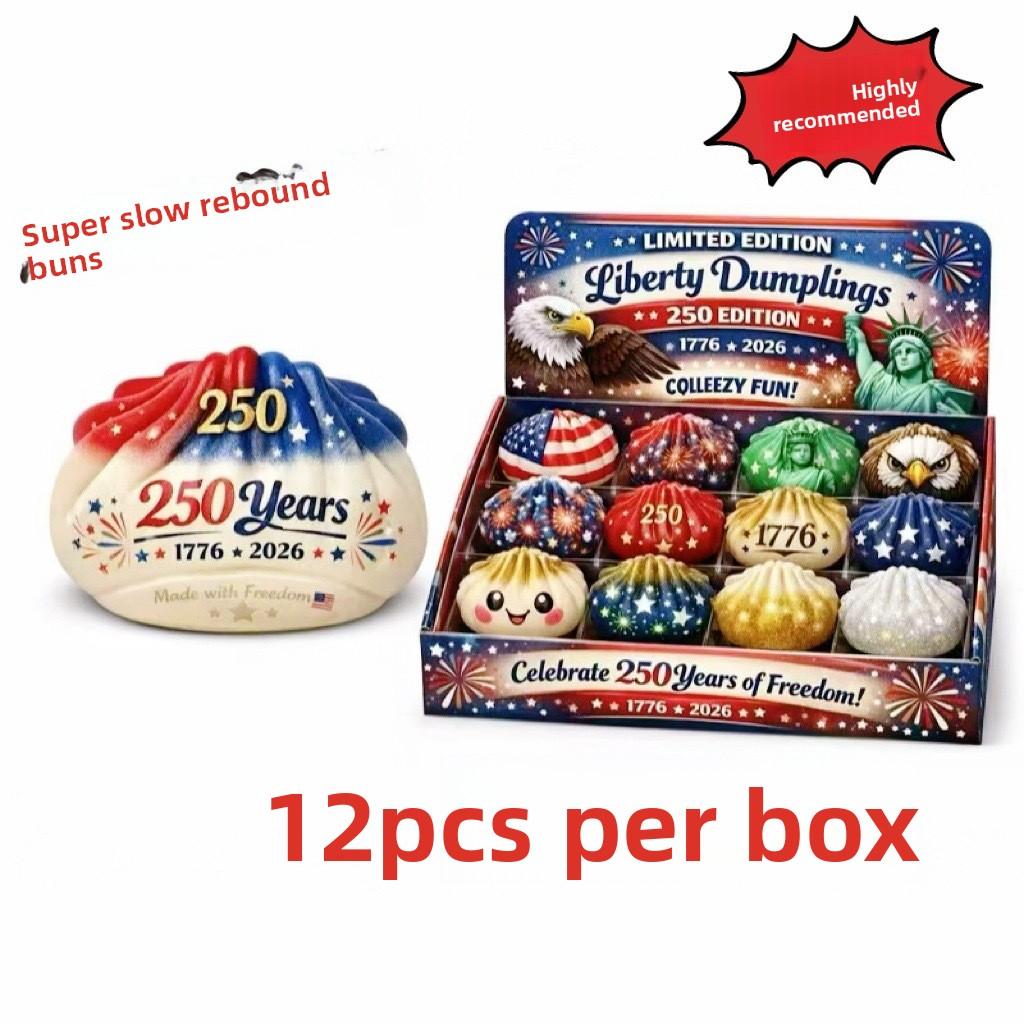 Realistic bread-shaped stress-relief toy, 250th anniversary edition, ultra-slow rebound