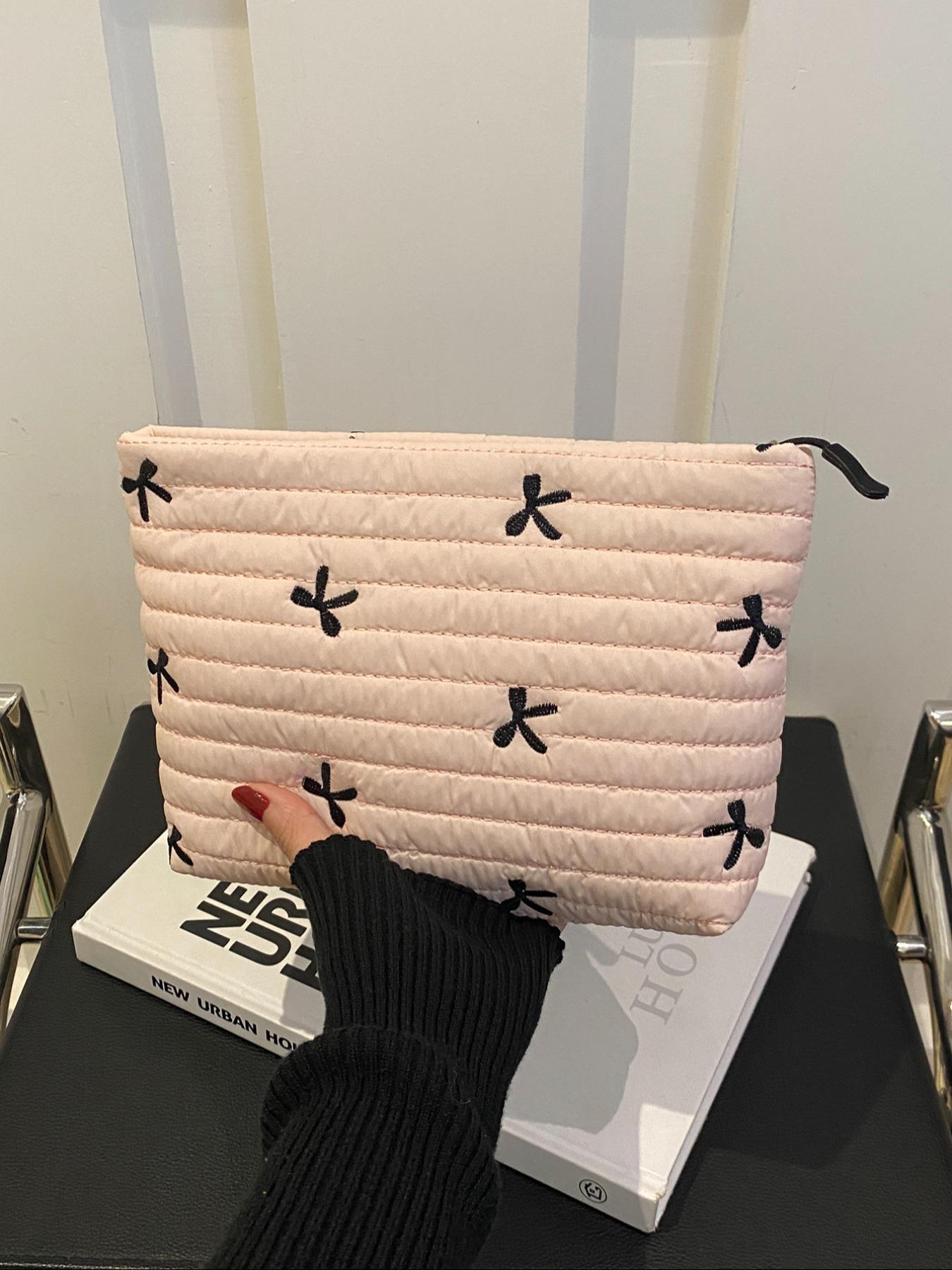 Women's Butterfly Design Handbag, Simple Foldable Storage Bag for Travel Gym Work Party Wedding, Perfect for Various Activities, Casual Trendy Purse