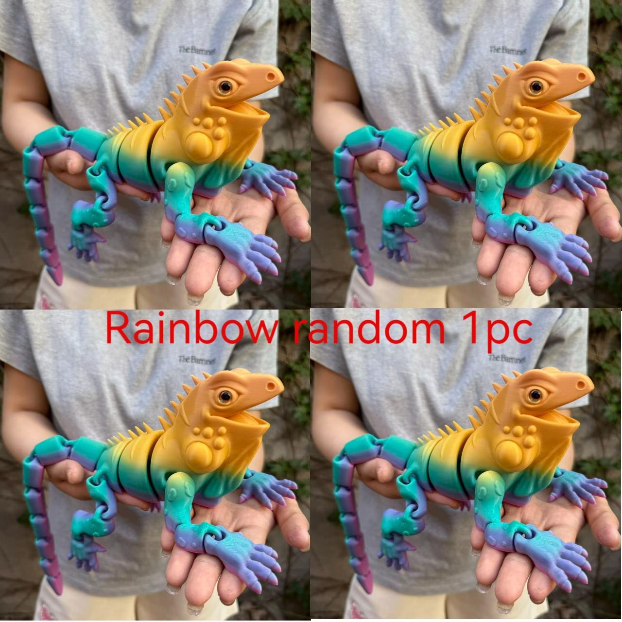 3D Printed Lizard Figurine with Realistic Eyes, Home Decor, Collectible Room Decor, Moving Joints, Perfect Christmas Gift, Party Decoration, Birthday Present #TOP PICKS