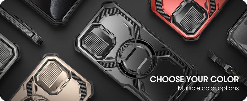 i-Blason Phone cases for iPhone 16 Pro Max / 16 pro / Plus MagSafe,Camera Control Button Cover,Camera Cover Stand,Military Protection,Full-Body Magnetic Phone Case with screen protector Smartphone Cellphone