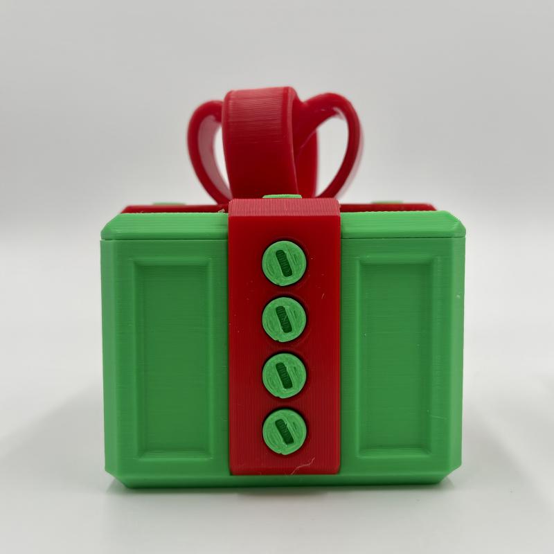 3D Annoyingly Fun Gift Box with Plastic Screws - Interactive Geometric Puzzle Novelty Gag Gift for Christmas, Birthdays, Valentine's Day - Durable Plastic Money Card Container for Ages 14+, Prank Item | Humorous Design | Screwtop Container, Christmas