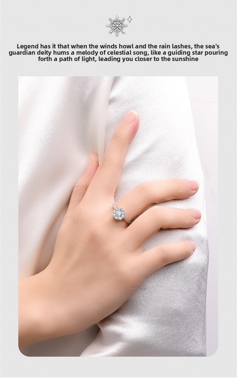 Unique design exquisite full-diamond ring for women, trendy and personalized zirconia minimalist style index finger ring with adjustable opening