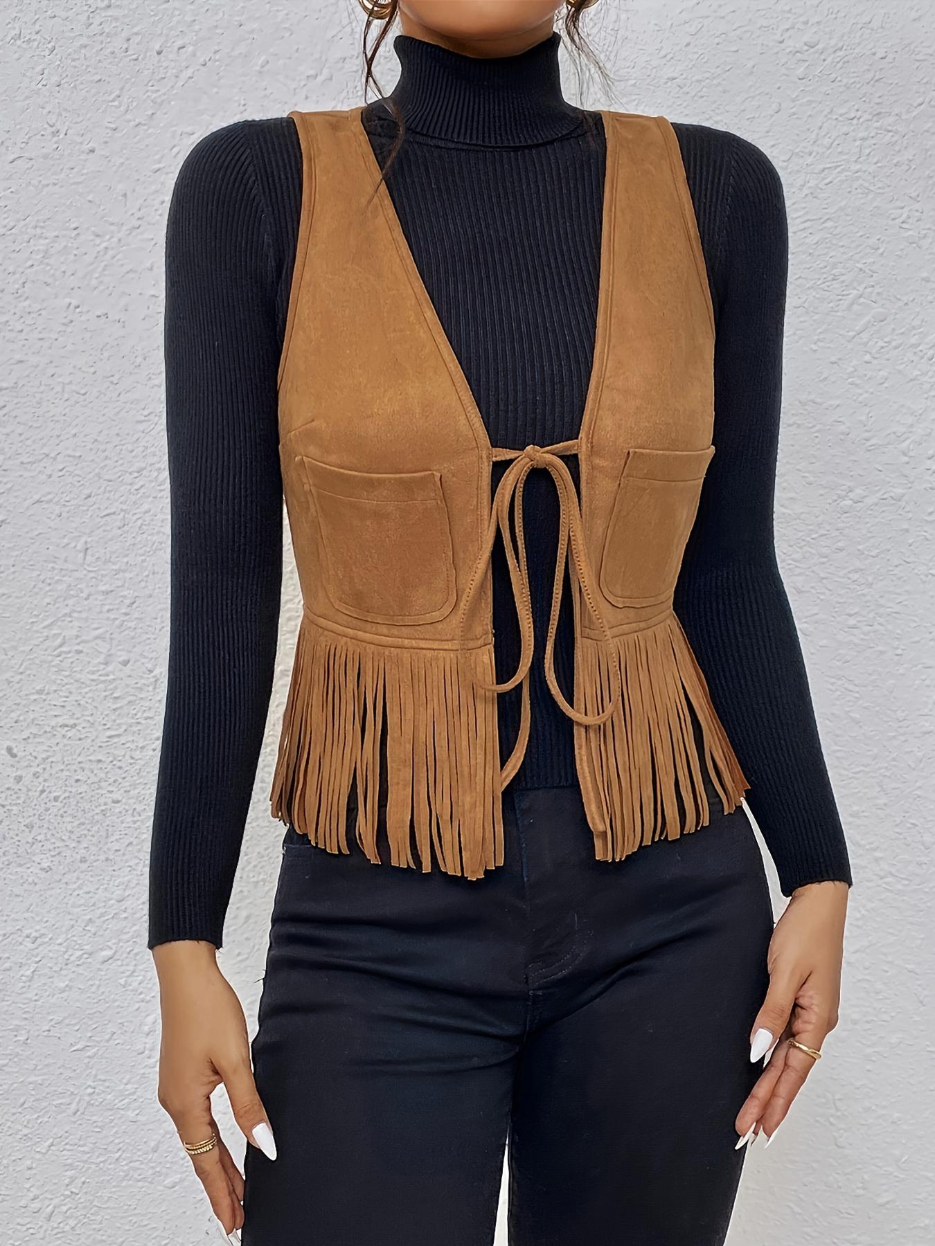 Women's Sleeveless Vest with Faux Fur Design, Casual Winter Fashion Top, Perfect for Layering, Stylish Women's Clothing