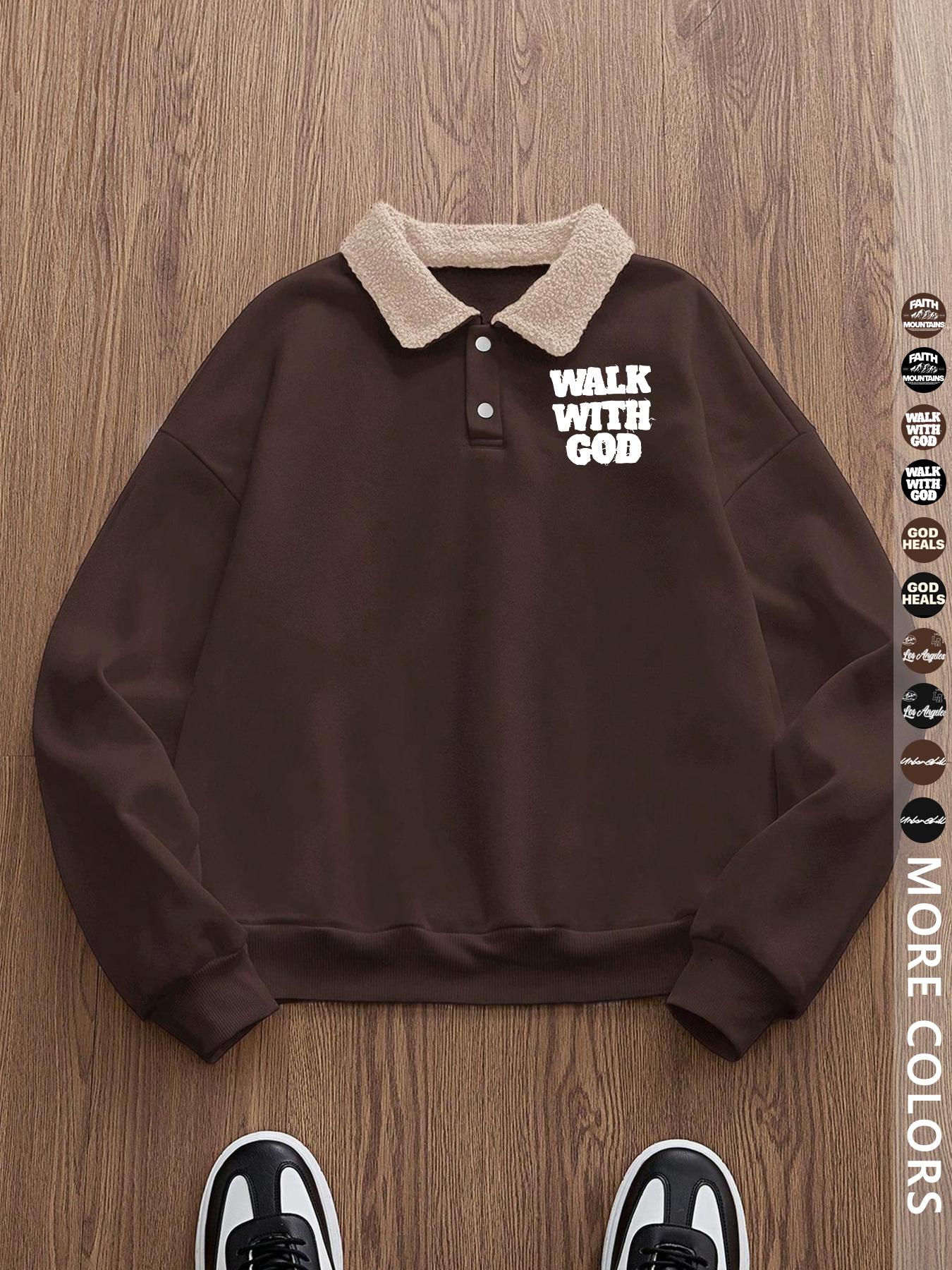 Men's Y2K Autumn Winter Thickened Retro British Style Aesthetic Lamb Wool Collar Polo Shirt, Unisex Casual Fashion, All Seasons Wear