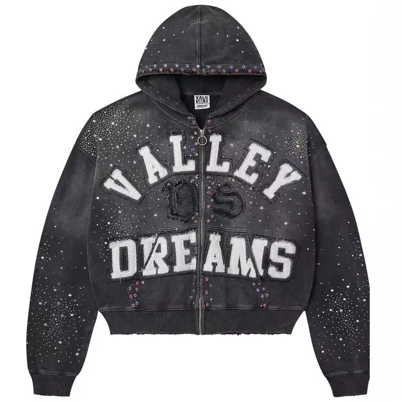 Zip Up Hoodie for Women Men Y2K Graphic Print Oversized Hooded Jacket American Vintage Long Sleeve Casual Streetwear Fall Outfit Trendy Aesthetic CAesthetic ozy Grunge Big Size Plus Size Everyday Coat Outerwear Street StyleAll-over Floral Print