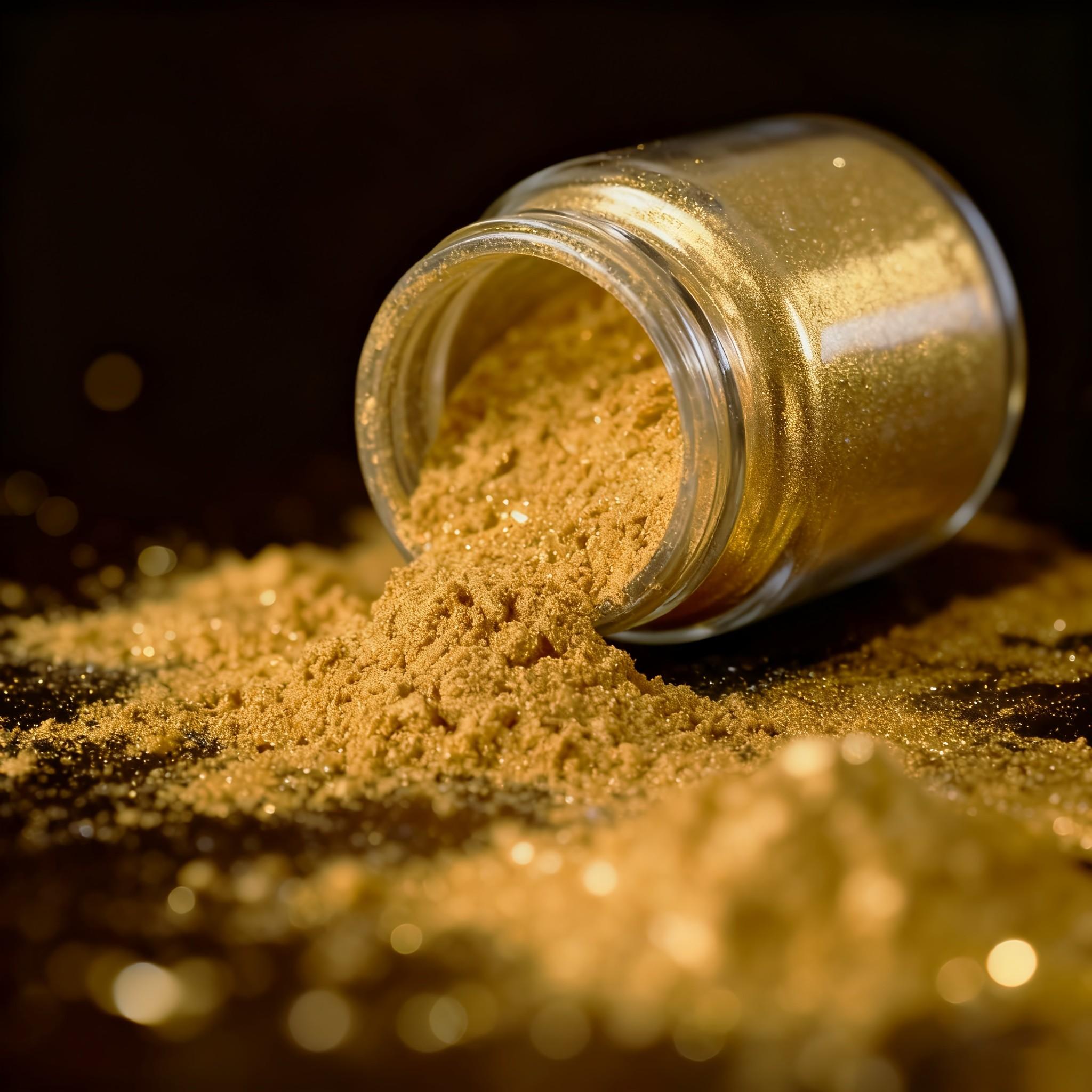 2 Pcs/set 20ML Mica Flake Powder, High Shine Glitter Pigment for Resin, Slime, Candles, Wood Furniture, DIY Crafts