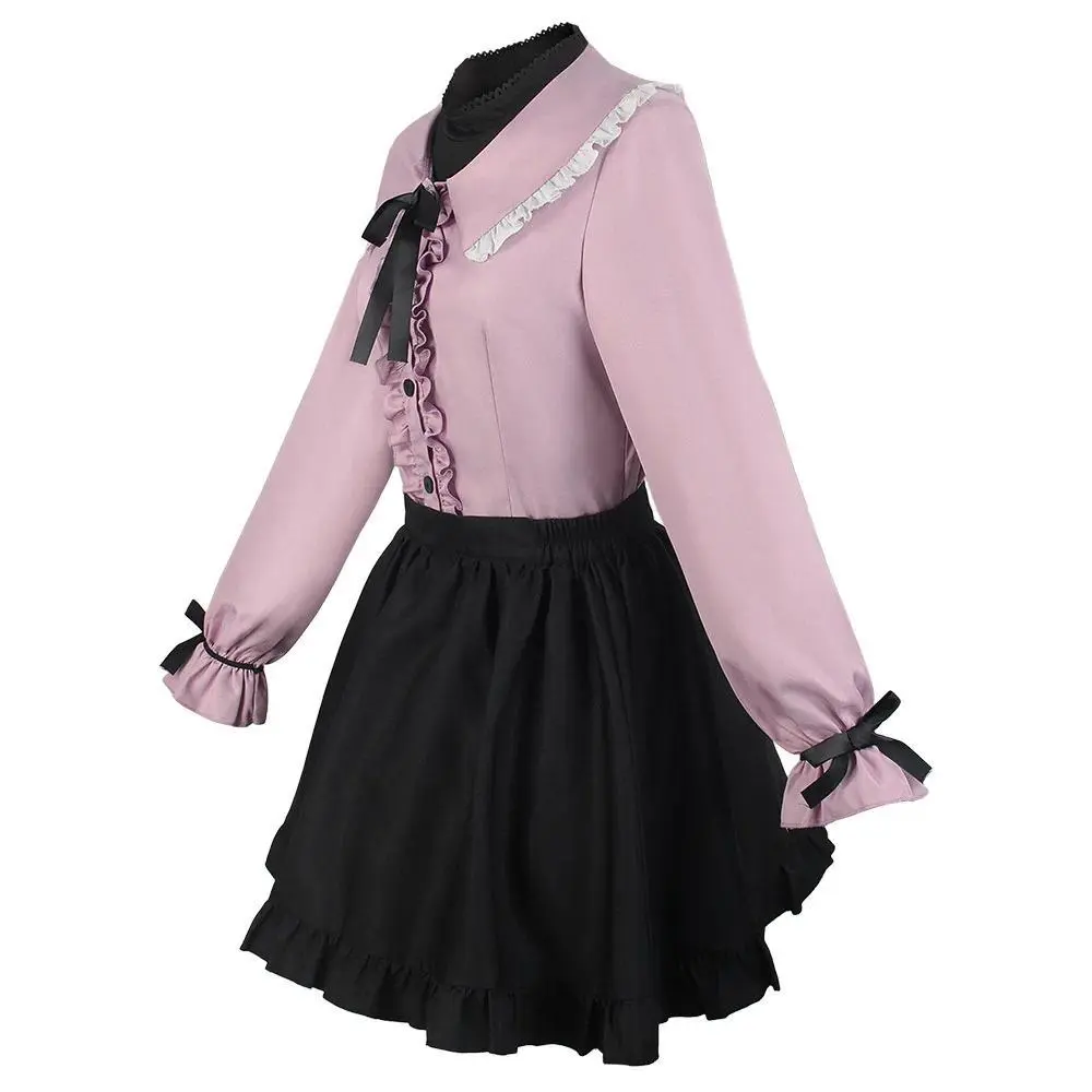 Vampire Mikuuu Cosplay Costume Cute Vampire Costume Uniform Hair Pink Kawaii Dress Women Anime Halloween Party Clothes Suit