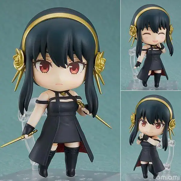 2026 Hot Item Nendoroid 1903 Yor Forger Chibi Figure, Anime & Manga Spy X Family Collectible PVC Model with Interchangeable Face, Accessories Included for Adult Collectors