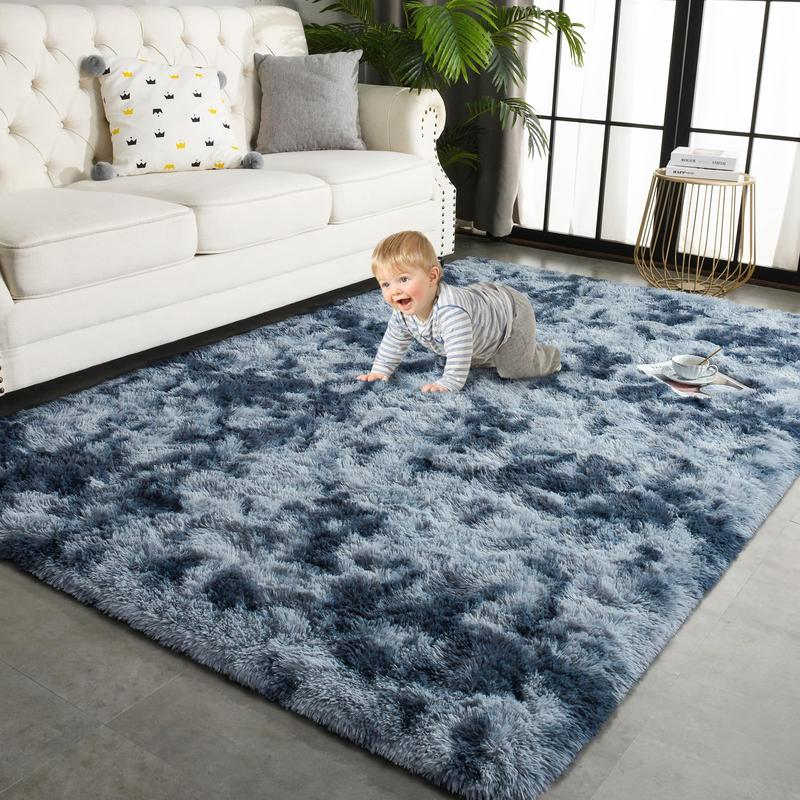 【Deals for You Days】Tie-Dyed Fluffy Shag Rug Area Rugs for Living Room Nursery Dorm Anti-Skid Soft Modern Plush Aesthetic Room Decor Floor Protection 【Deals for You Days】Tie-Dyed Fluffy Shag Rug Area Rugs for Living Room Nursery Dorm Anti-Skid Soft Modern Plush Aesthetic Room Decor Floor Protection