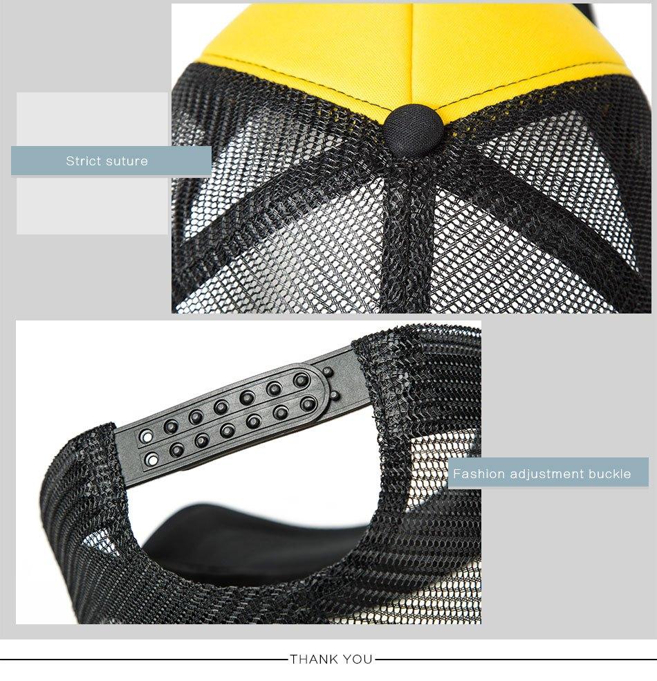 Men's Black Mesh Baseball Cap with Star Logo - Breathable Six-Panel Design, Adjustable Fit, Casual Sporty Style for Outdoor Activities, Baseball Cap, Summer Headwear, Stylish Headgear, Durable Headwear, Mesh Fabric Cap, Streetwear Lovers