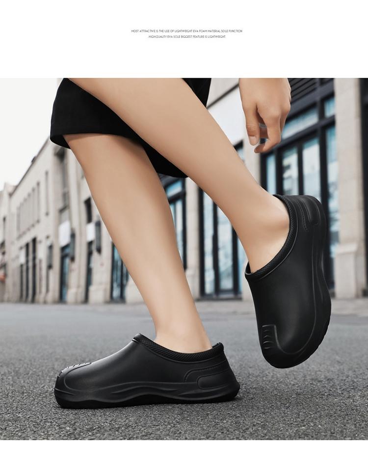 Lightweight Eva Anti-Slip Work Shoes for Medical Staff and Chefs, Comfortable Standing Shoes, Easy to Clean, All Seasons