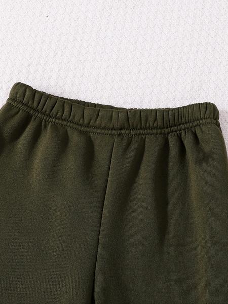 Boys' Fashionable Fall & Winter Hoodie Set, Thick Casual Fitted Long Sleeve Top, Cute Print Pullover, Outdoor Essential, Hoodies