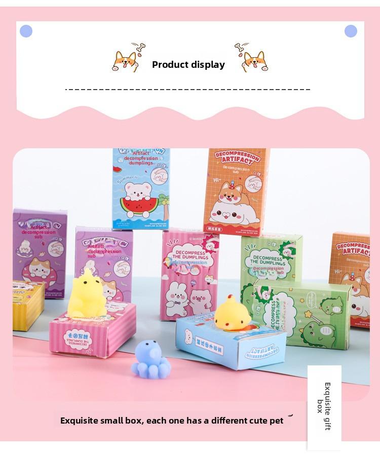 Fun Squishy Toys Blind Box Blind Bag Children's Stress Relief Gift Soft Rubber Decompression Toy Student Small Gift