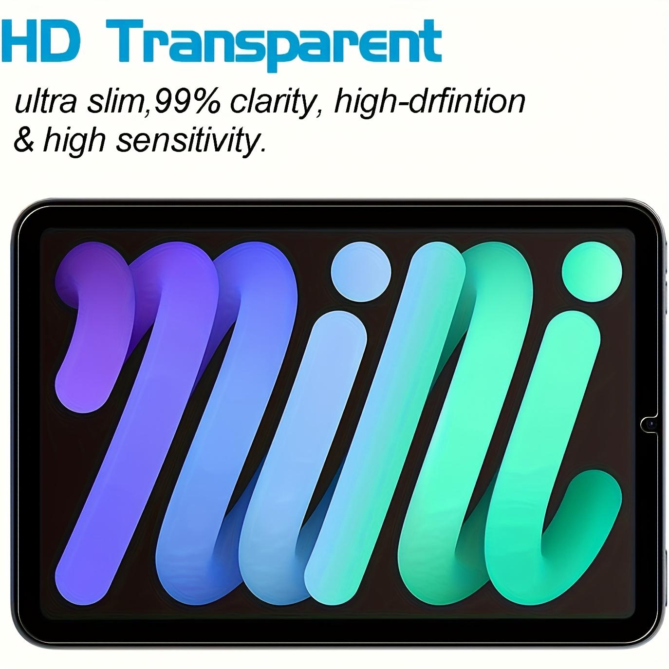 2-Pack Tempered Glass Screen Protector for iPad Mini A17 Pro 7/6 (8.3-Inch, 2021 Model), Anti-Fingerprint, Anti-Glare, Scratch-Resistant