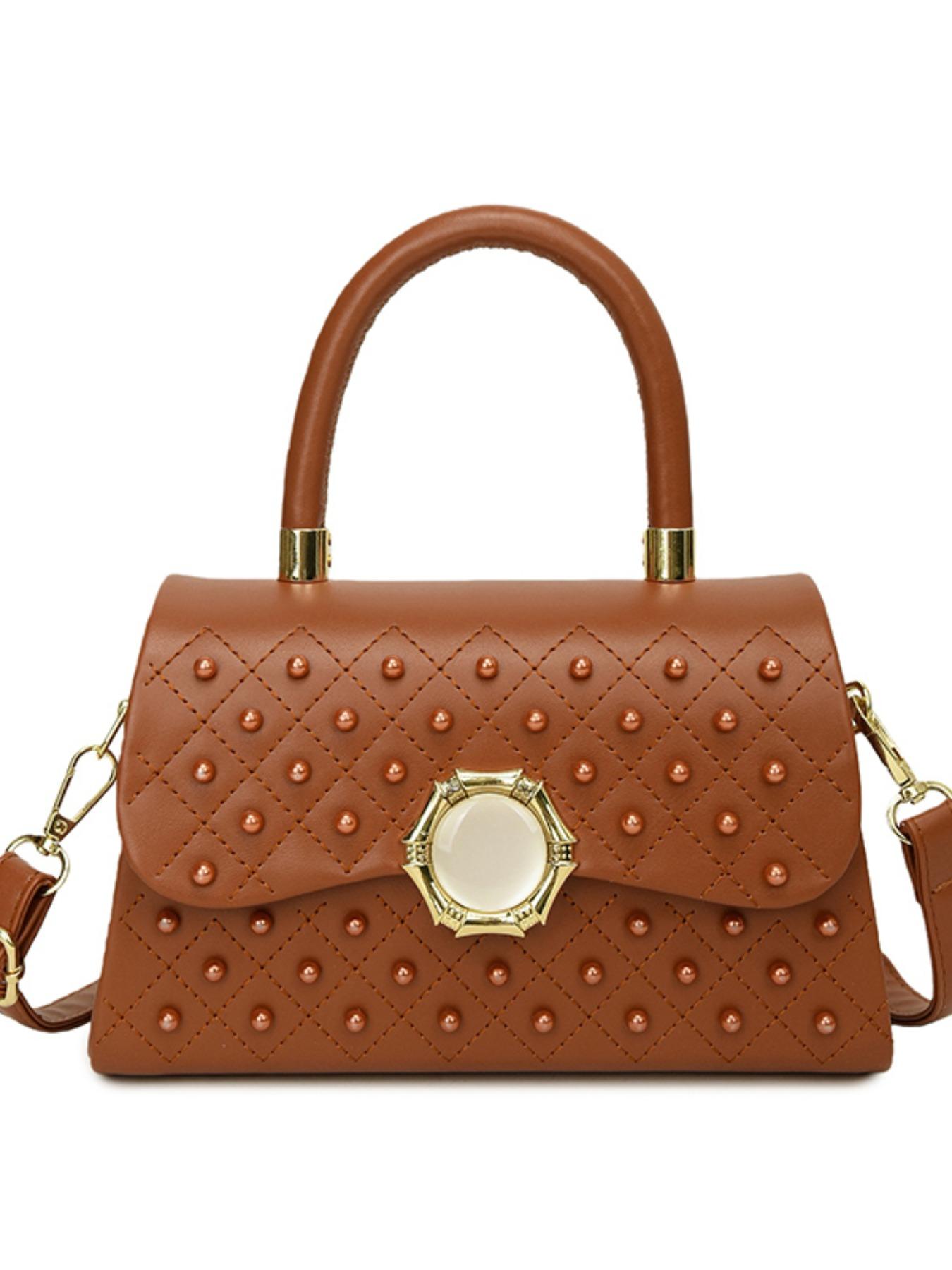 Elegant Single Shoulder Crossbody Handbag, Pure Color High-End Women's Bag, Stylish and Fashionable, Perfect for Daily Use