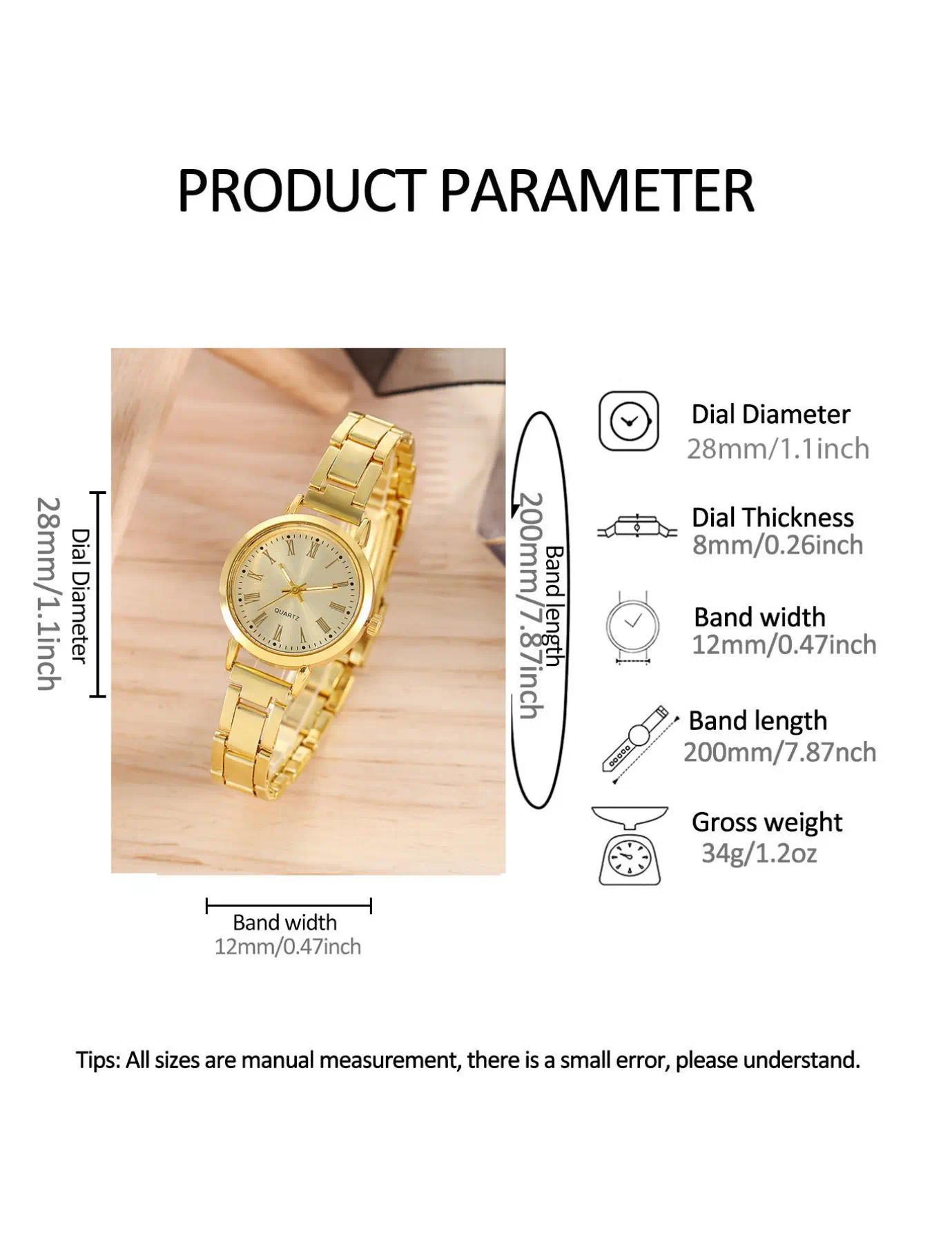 Fashion Simple Women/school Student Quartz Watch, 8 Character Bracelet, Perfect Gift for Mother's Day, Teacher's Day, Thanksgiving, Graduation