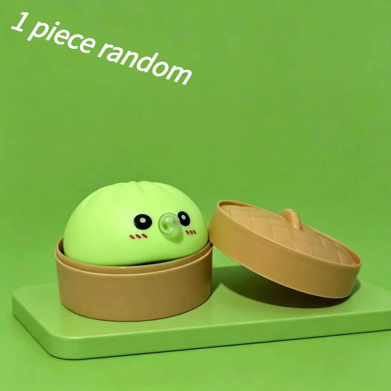 Bubble Gum Baozi Stress Relief Toy, Large Steamer Print Emoji Baozi, Fun and Interactive Kids' Plaything, Perfect for Children