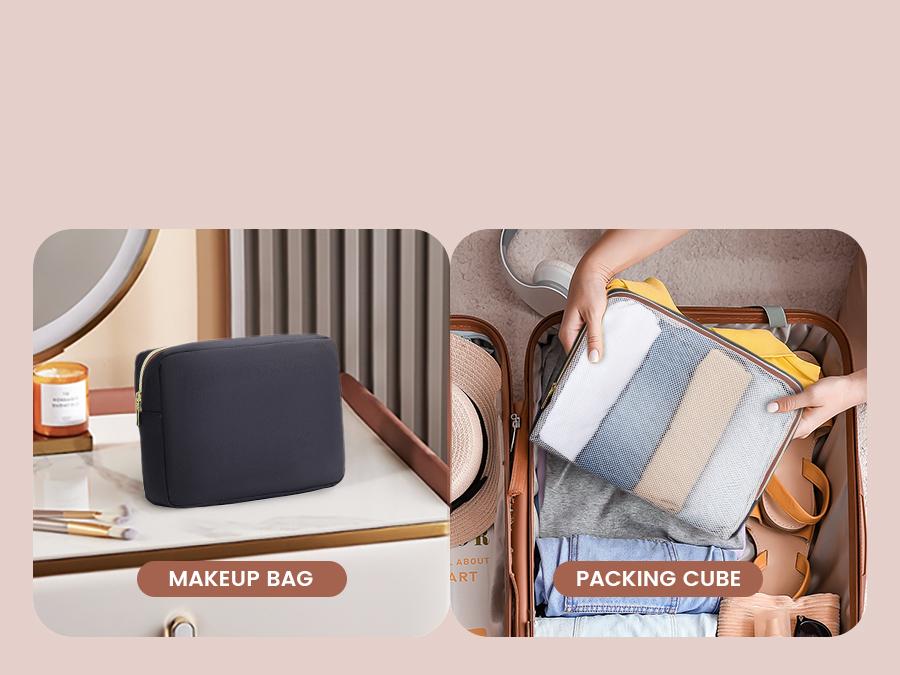 LOVEVOOK Travel Backpack for Women Fits 17.3 Laptop , Personal Item Travel Bag With 3 Packing Cubes, Large Travel Backpack Carry on Flight Approved