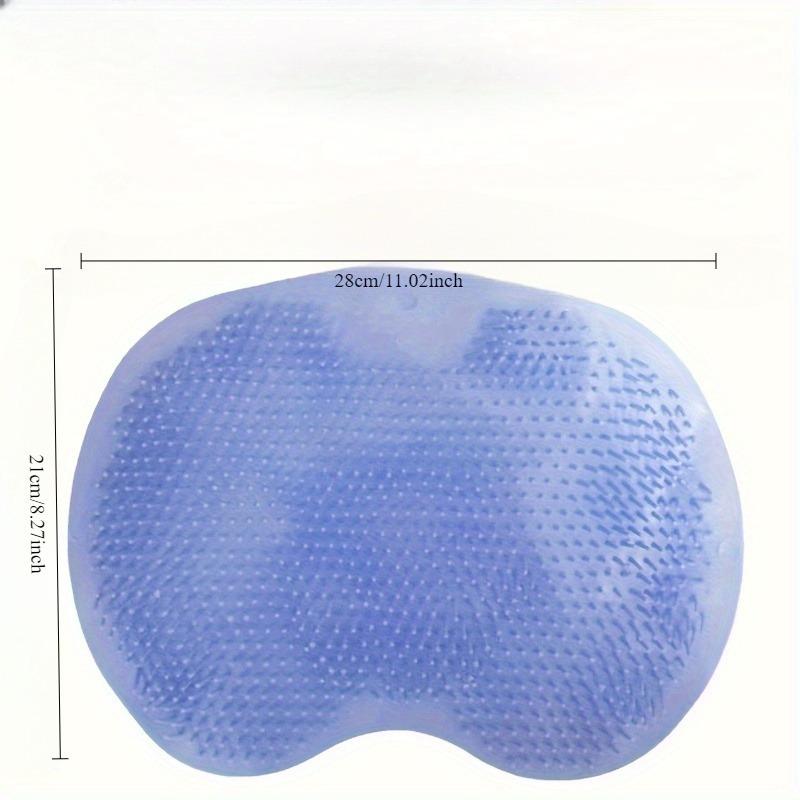 1pc Lazy Person's Bath Brush Foot Mat with Massage Pad, Anti-Slip Shower Mat, Body Brush, Foot Scrubber