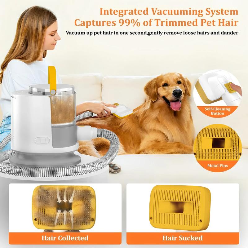 Puppyoo Pet Grooming and Vacuum Cleaner for dogs and cats, 13000Pa Vacuum Brush for Shedding Grooming, 1.5L Dust Cup,4m power cord length,Pet Products,Dog&Cat Hair Vacuum Groomer,Clipper & Hair Remover Roller for Dogs & Cats Puppyoo Pet Grooming and Vacuum Cleaner for dogs and cats, 13000Pa Vacuum Brush for Shedding Grooming, 1.5L Dust Cup,4m power cord length,Pet Products,Dog&Cat Hair Vacuum Groomer,Clipper & Hair Remover Roller for Dogs & Cats