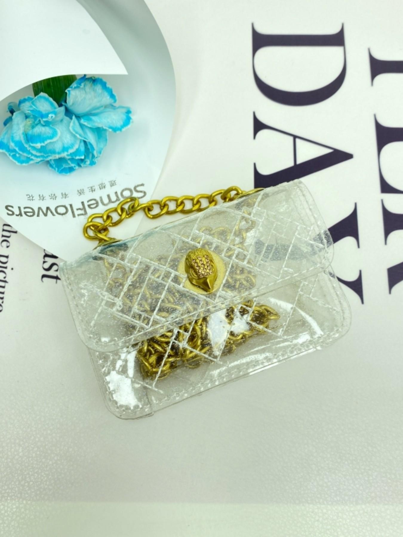 New Trendy Mini Wallet, High-End Design, Multi-Functional Lipstick Keychain, Casual Crossbody Bag, Essential for Urban Shopping