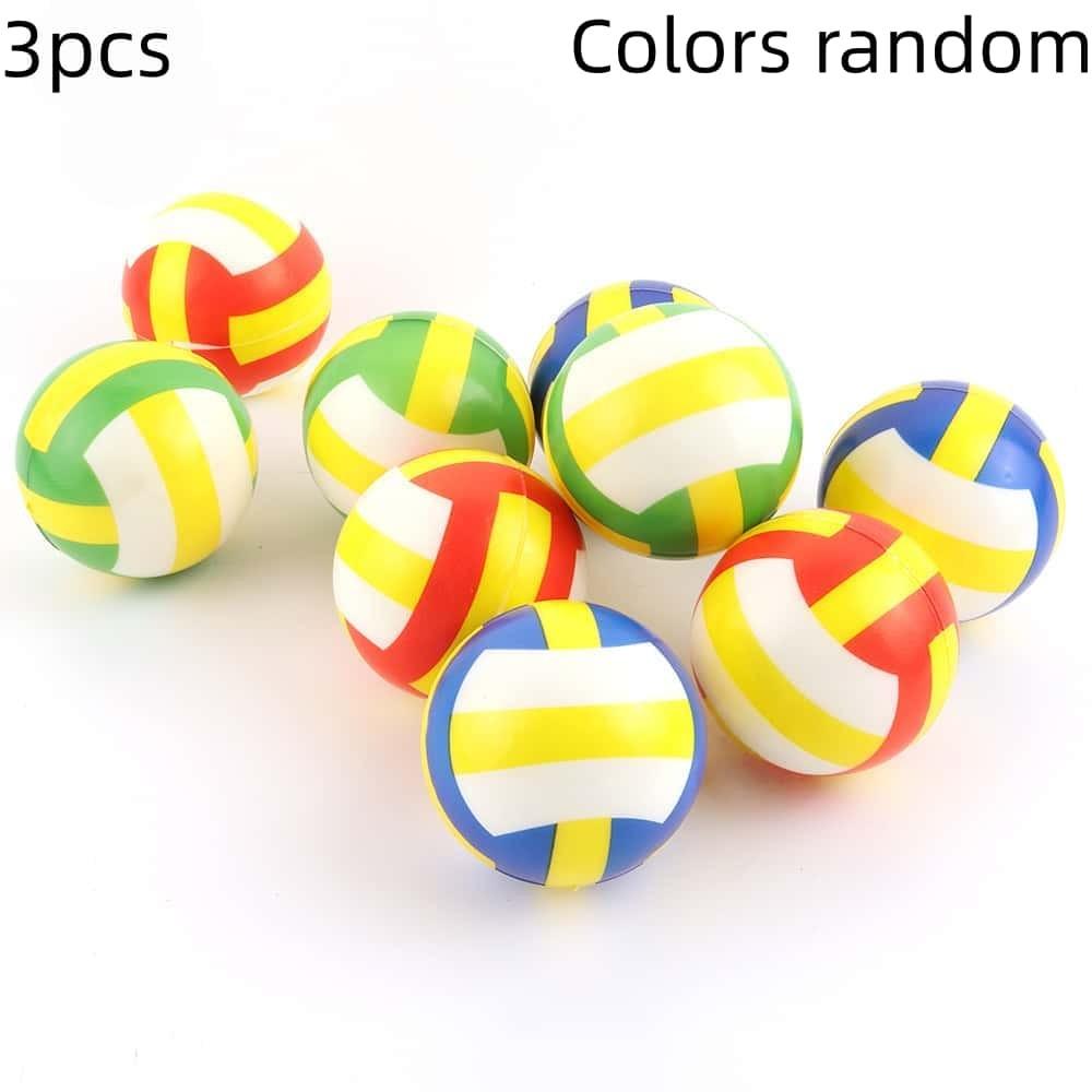 3pcs Foam Volleyballs, Soft and Durable, Safe for Kids, Perfect for Stress Relief and Hand-Eye Coordination, Fun Family Activity