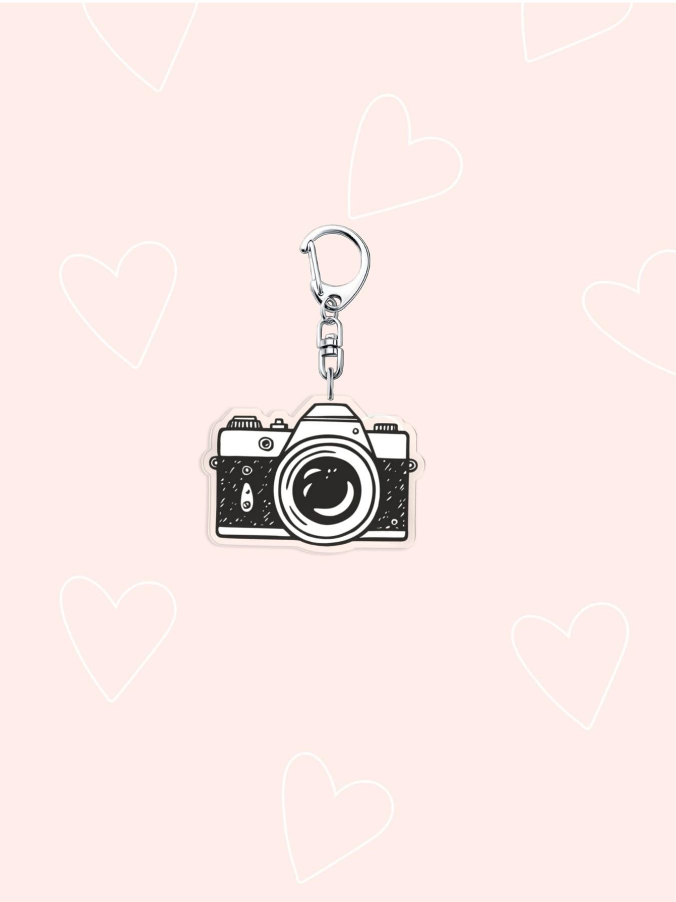 Acrylic Keychain Inspired by 'i Should Have Taken More Photos,' Unique Retro Accessory, Perfect Gift Choice for Photography Lovers