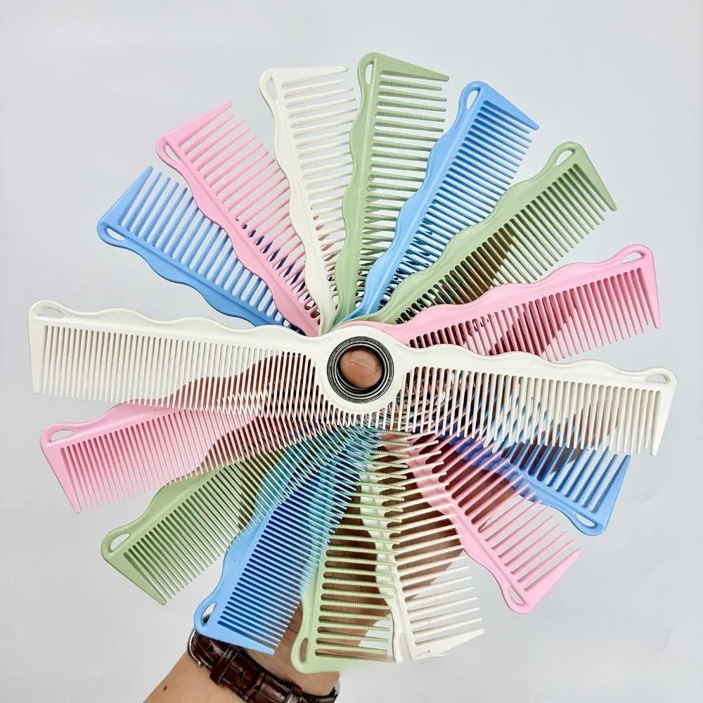 Rotatable Hair Cutting Comb - Synthetic Hair Combs with Flexible Rotating Design, Durable Construction, Comfortable Holding, Ergonomic Grip, Even Trim, Easy Operation for Salon Use