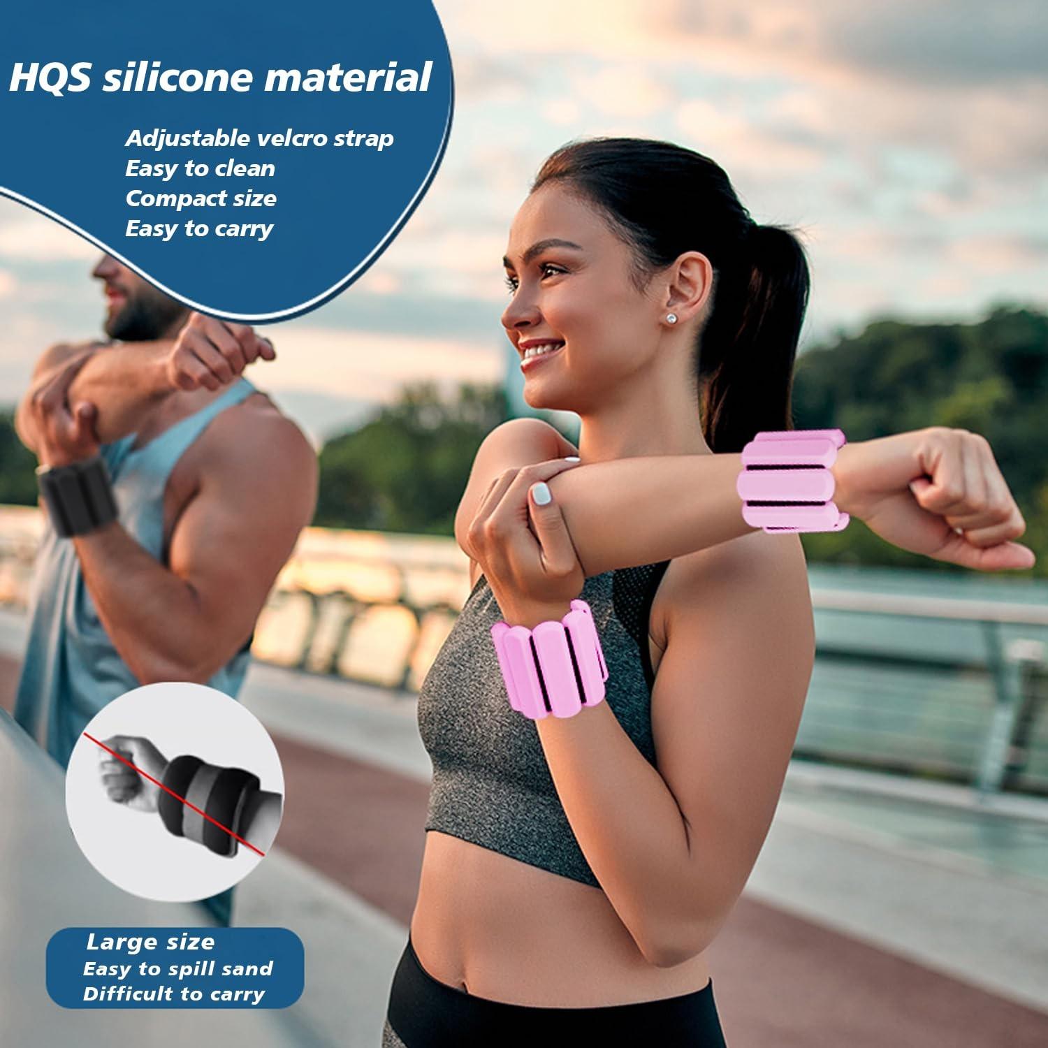 Adjustable Wrist Weights for Women and Men, Ideal for Home Gym, Running, Yoga, and Strength Training, Comfortable and Durable Design