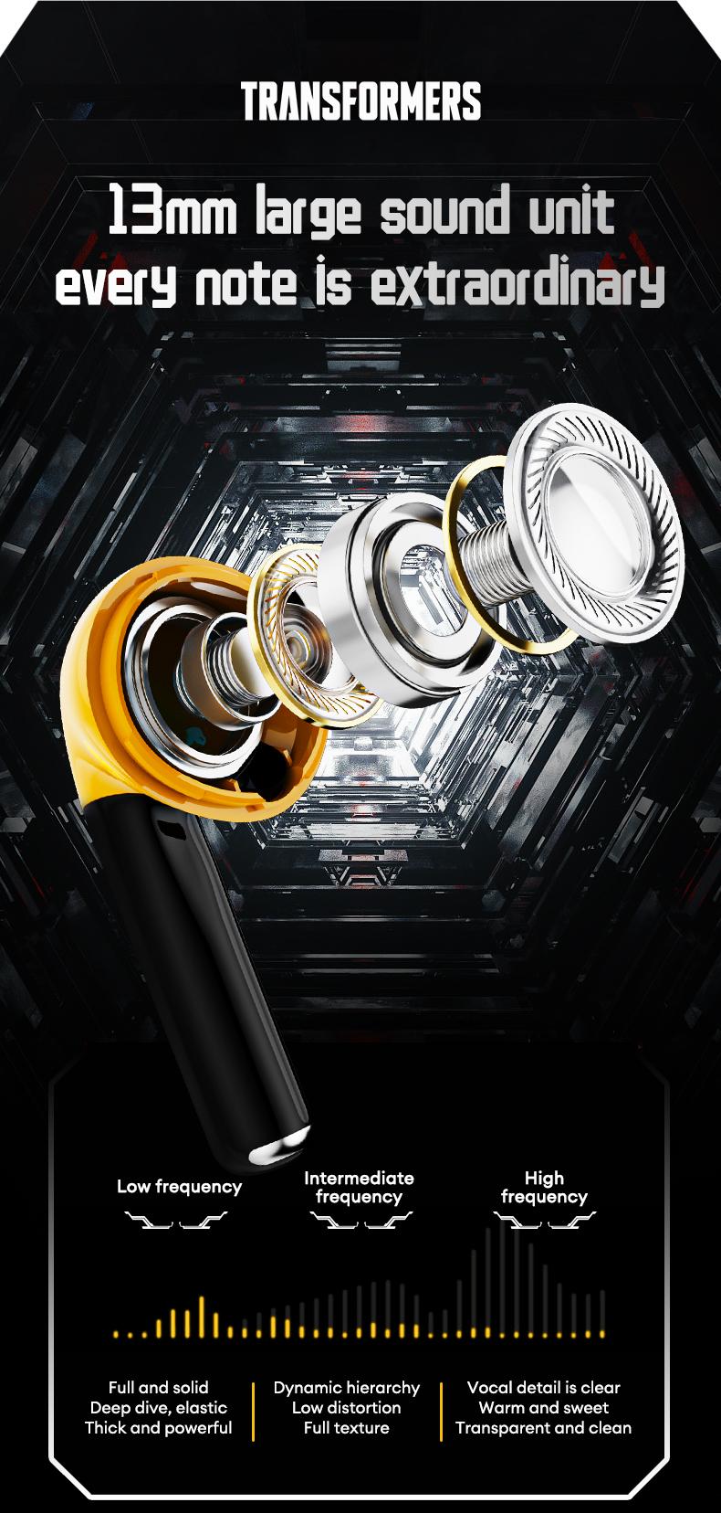 Transformers MG-C03 True Wireless Bluetooth Headphones