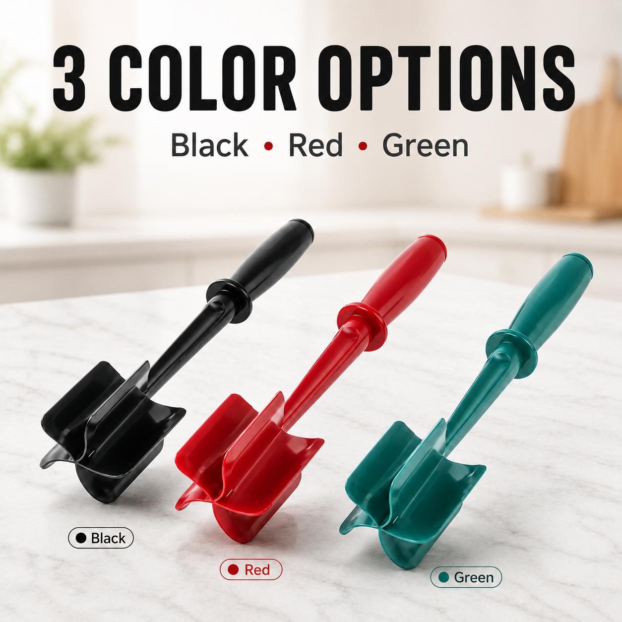Meat Chopper and Masher, 5-Blade Ground Beef Chopper Tool, Heat Resistant Hamburger Meat Masher, Mix and Chop Kitchen Tool for Potatoes, Eggs, Avocado and Soft Cooked Foods Meat Chopper and Masher, 5-Blade Ground Beef Chopper Tool, Heat Resistant Hamburger Meat Masher, Mix and Chop Kitchen Tool for Potatoes, Eggs, Avocado and Soft Cooked Foods
