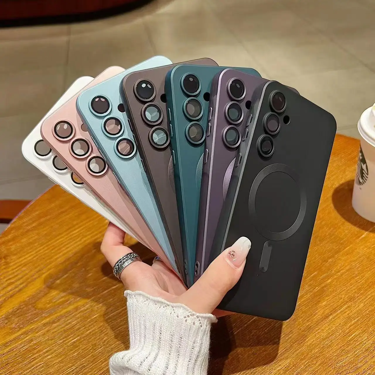 For Samsung Galaxy A57 A37 A17 A07 A56 A36 A26 A16 A06 Phone Case    Magnetic For Magsafe Wireless Charging Soft Cover