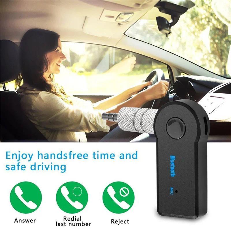 2 in 1 wireless Bluetooth 5.0 receiver 3.5mm jack for car music audio aux A2DP headphone transmitter adapter reciever handsfree max superbox s6