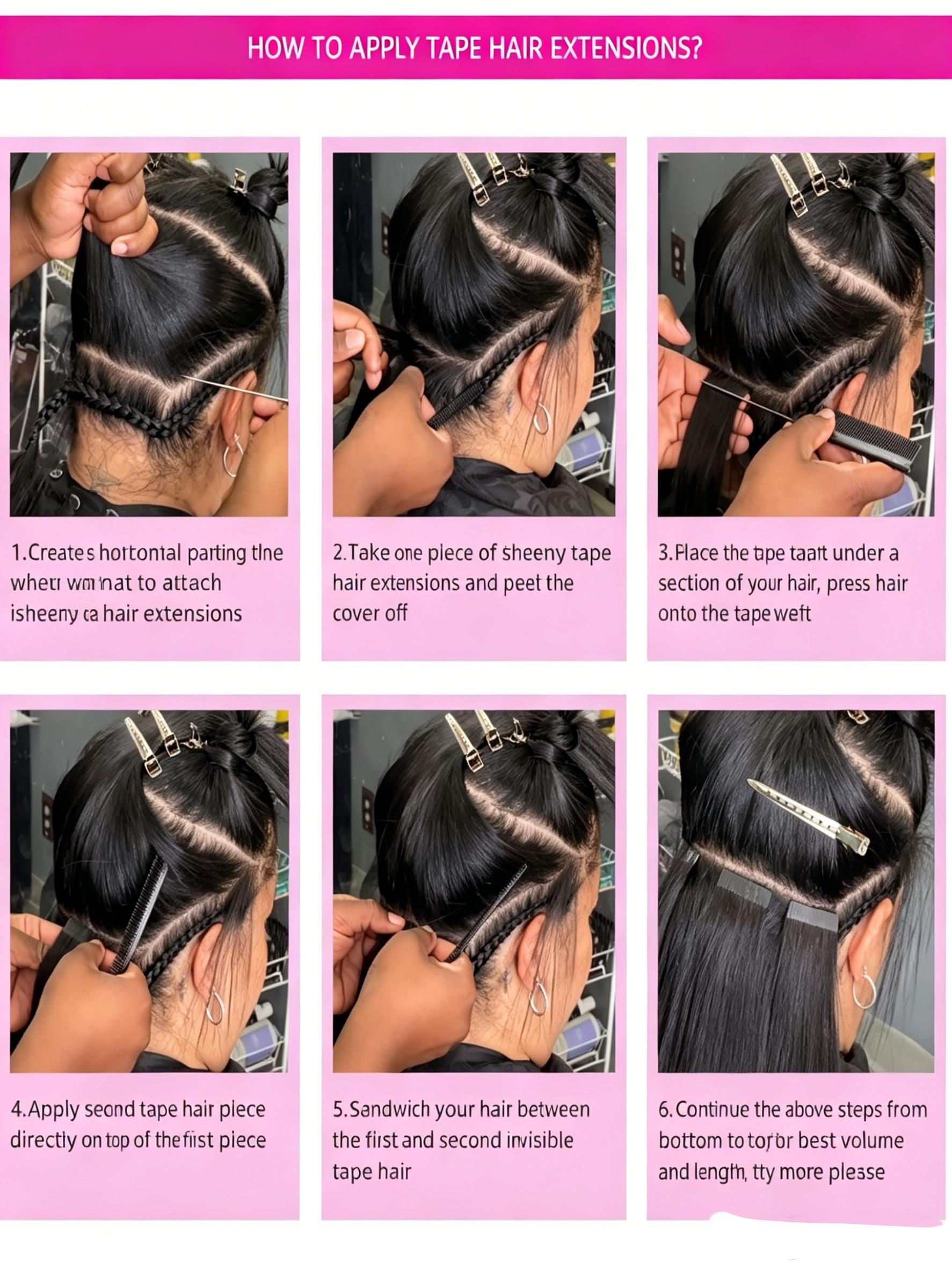 Light Yaki Tape In Hair Extensions Human Hair Silky Cuticle Remy Tape in Extensions Silk Pressed Yaki Tape ins 16-22inch 20pcs