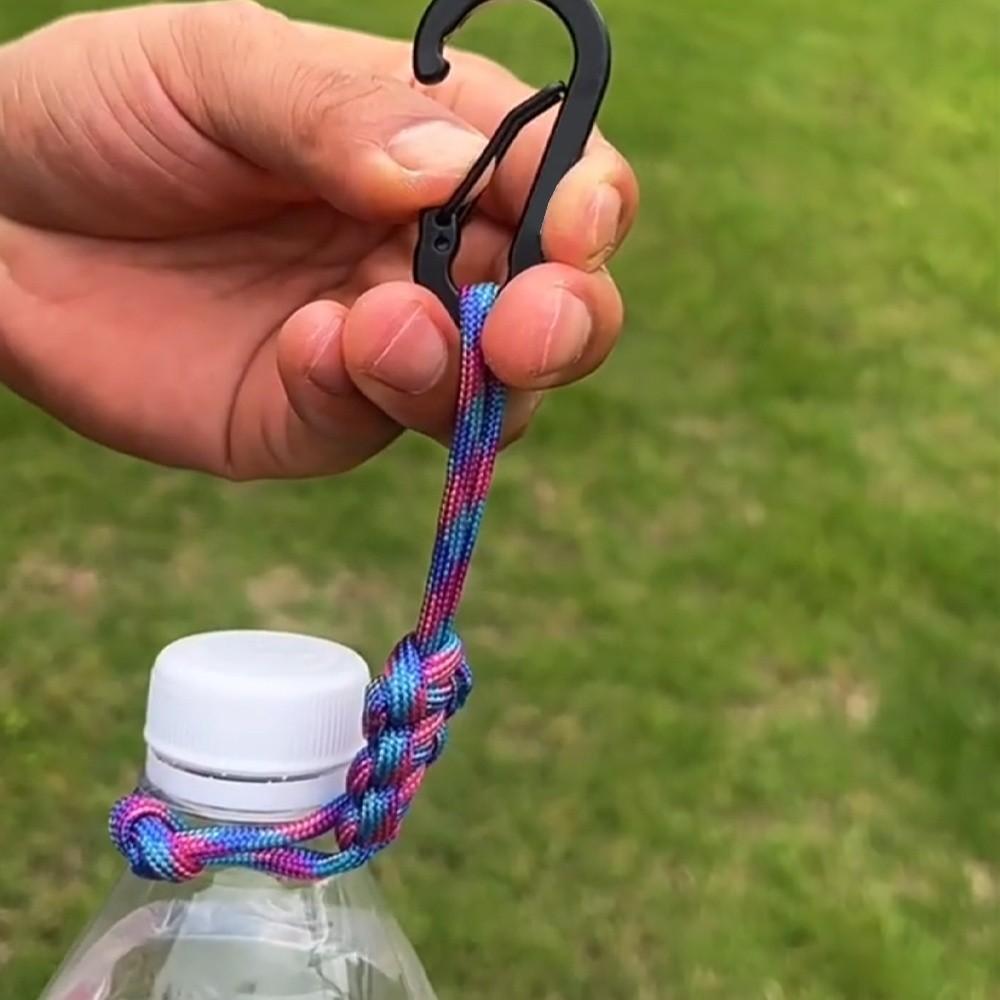 Handmade Adjustable Multi-Function Water Bottle Hat Hook Clip, Keychain for Outdoor, Gym, Travel, Strong Load Capacity, Fits Hats, Caps, Bottles