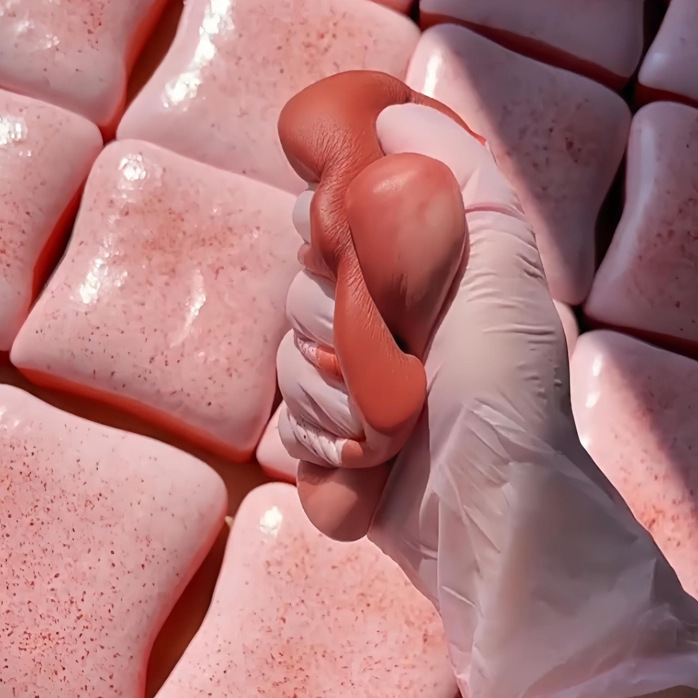 Stress Relief Toy, Squishies, Ultra Soft Strawberry Toast Slow Rebound Stress Ball, Realistic Bread Shape Squeeze Toy, Large Food Stress Reliever