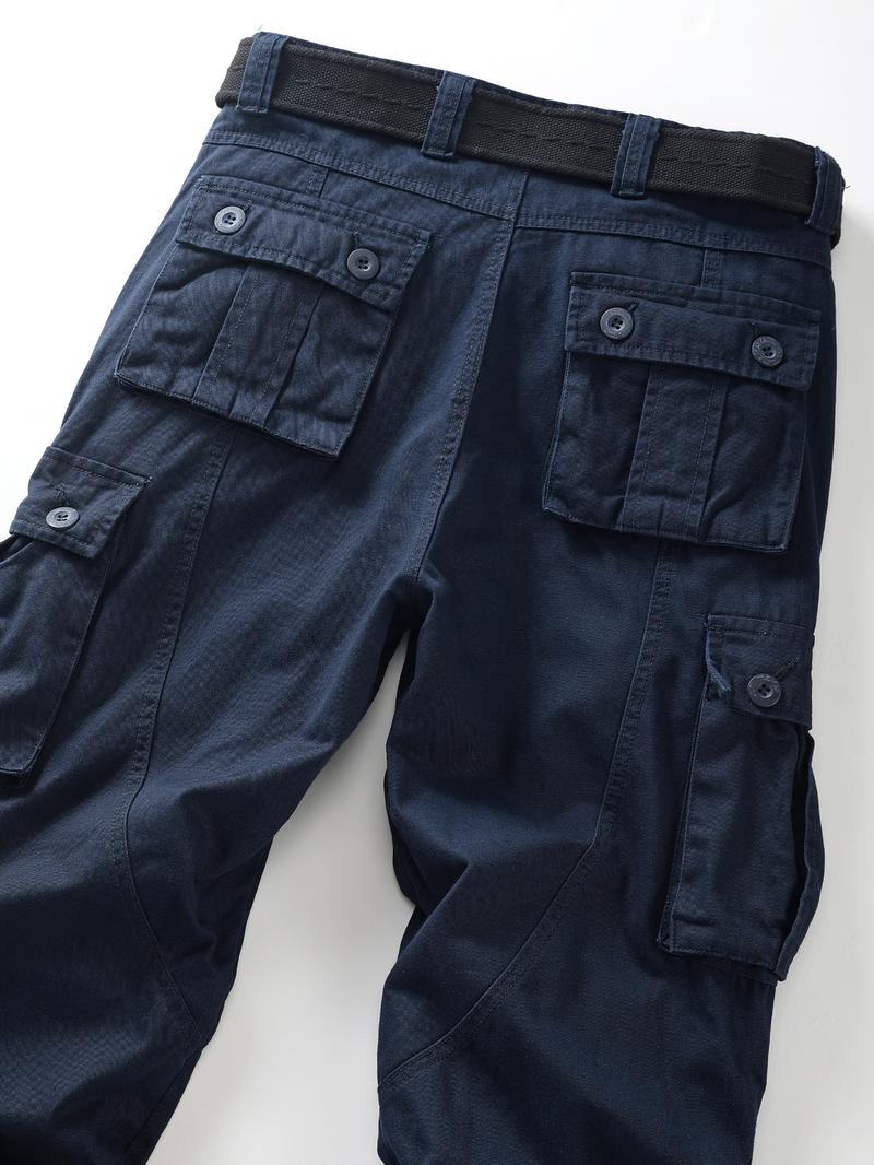 AKARMY Men's Casual Cargo Pants Military Army Camo Pants Combat Work Pants with 8 Pockets 3357-heise (No Belt) Fathersdaygift Tactical Uniform