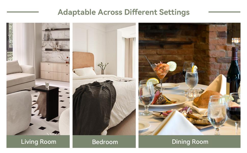 【TOP.1 dining chair】Modern Dining Chairs, Comfy Dining Room Chairs with Thick Cushions, Upholstered Fabric Kitchen Side Chairs with Metal Legs, Black