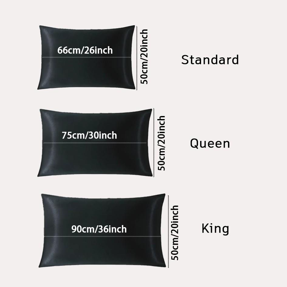 2/4 Piece Solid Satin Pillowcases, Smooth and Soft, Luxurious Comfort, Ideal for Bedroom, Perfect Gift for Various Occasions