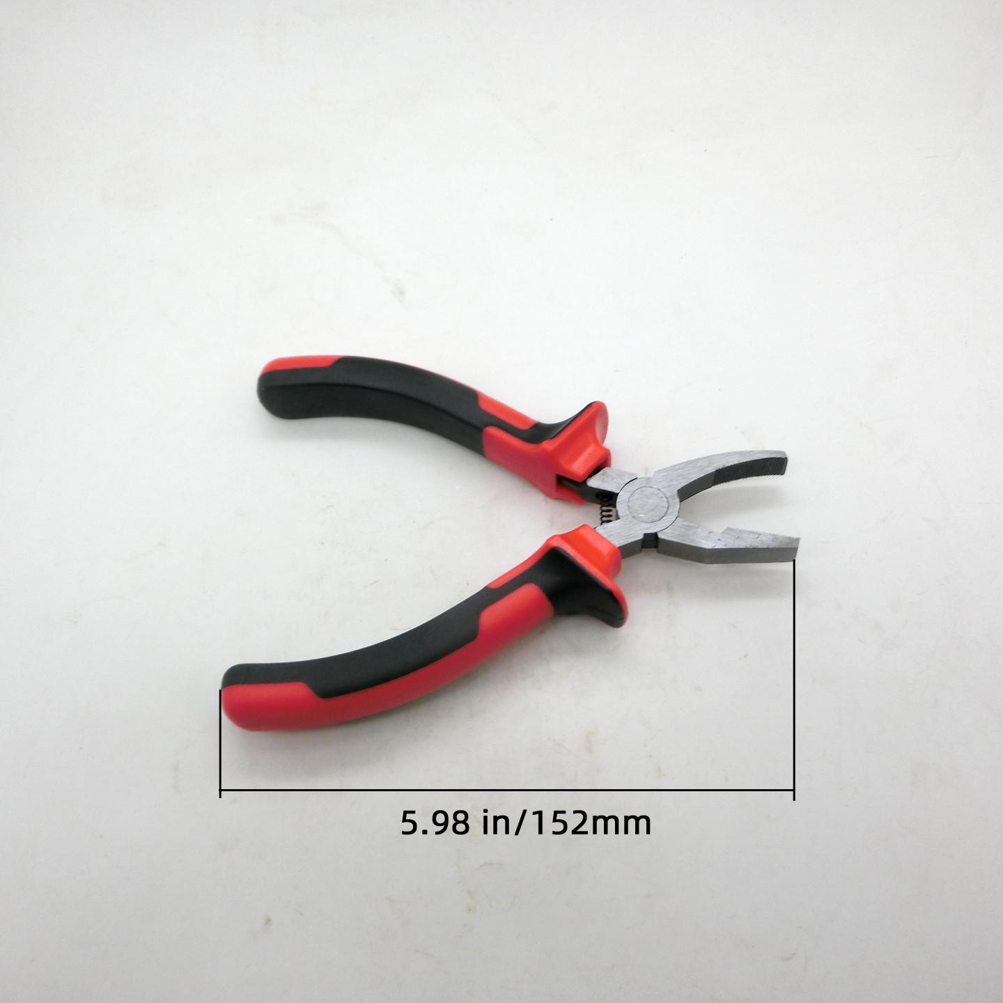 6 Inch Handle Glass Pliers Edge Trimming Tile Pliers, Durable Grip Design, Ideal for Precision Cutting & Bending Tasks