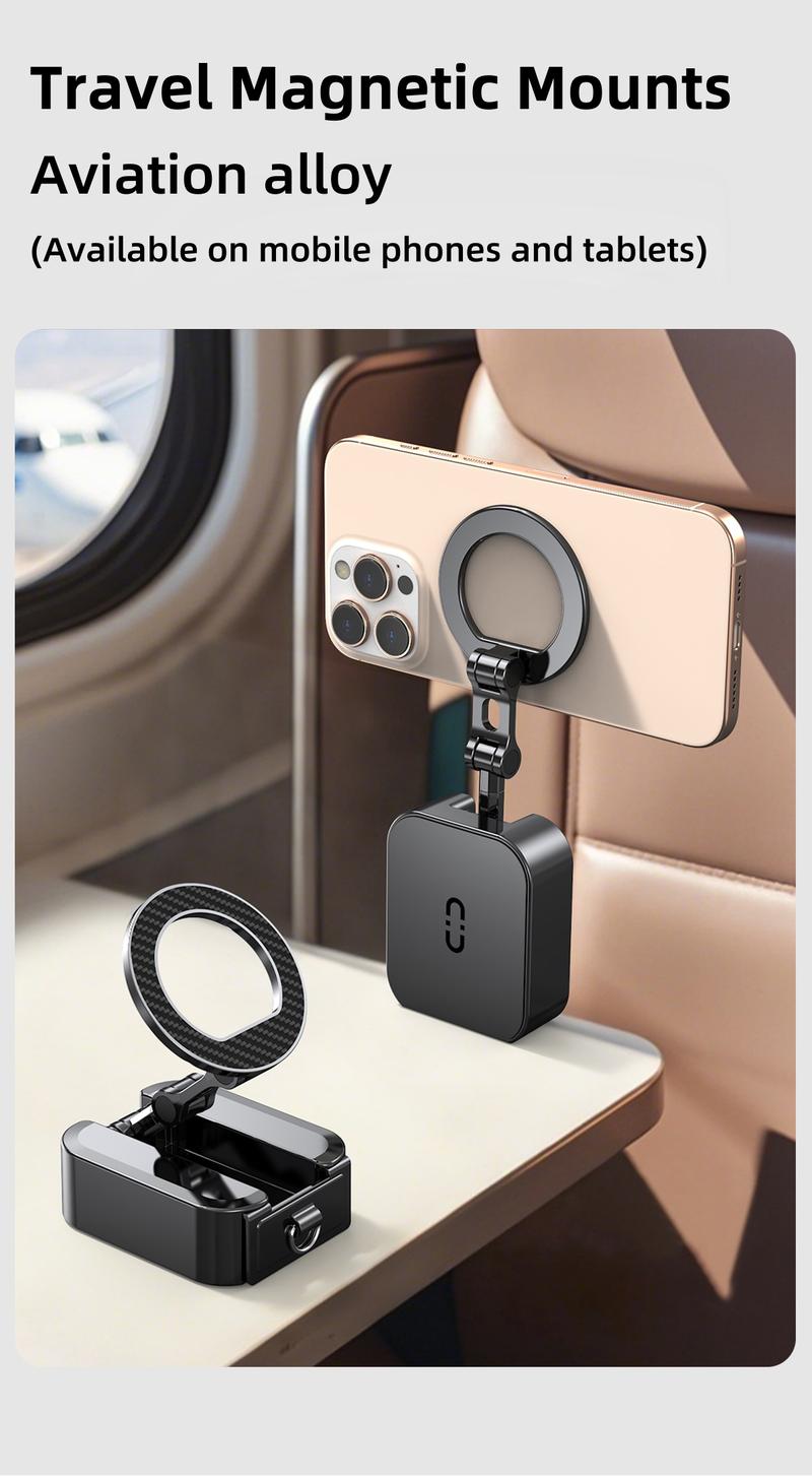 720° Adjustable Magnetic Phone Holder, Suction Cup Phone Mount for Magsafe, Portable Cell Phone Holder for Car,Makeup/Gym/Mirror, Fit for All iphone iphone 11 and above