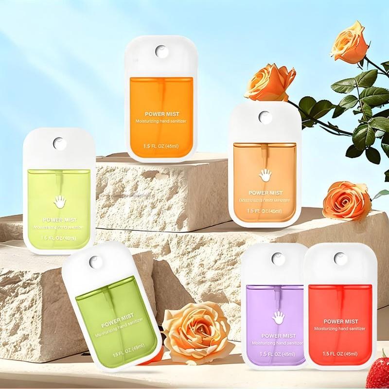 6pcs/box Alcohol-Free Hand Sanitizer, Moisturizing & Non-Sticky, Essential for Kids & Home, 6 Fragrances Daily Use