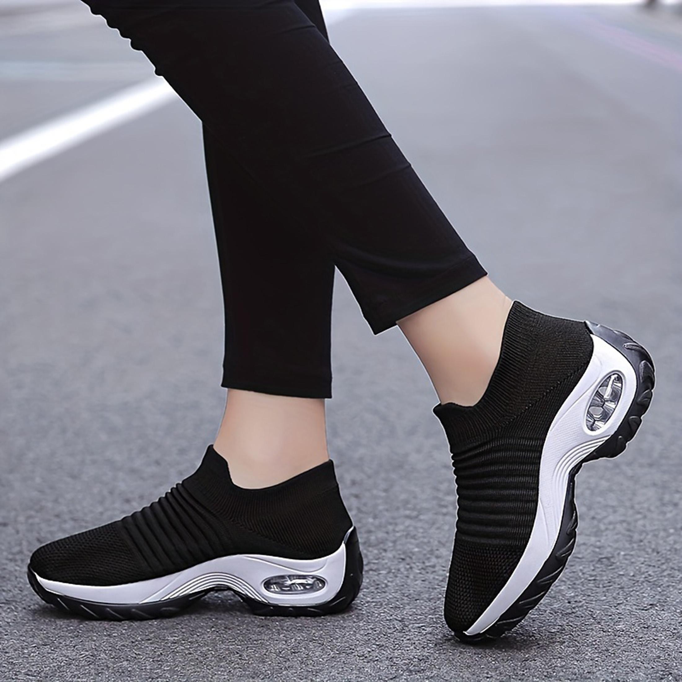 Womens Slip on Walking Shoes Comfort Lightweight Breathable Sock Shoe Non-Slip Mesh Casual Fashion Tennis Running Sneakers Womens Slip on Walking Shoes Comfort Lightweight Breathable Sock Shoe Non-Slip Mesh Casual Fashion Tennis Running Sneakers