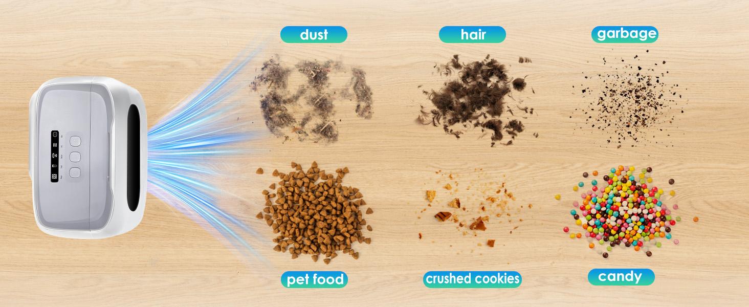 Deals for You, Touchless Vacuum, Automatic Dustpan, Great for Sweeping Pet Hair Food Dirt Kitchen - Ultra, Large Capacity, Strong Suction Power with Warranty