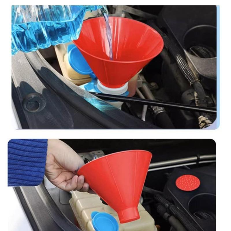 2/4pcs Car Window Ice Scraper Magic Funnel Snow Shovel, Round Plastic Snow Brush, Efficient Snow Removal Tool for Cars, Car Cleaning Tool