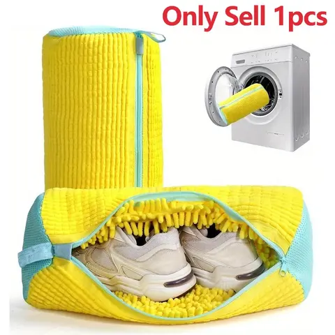 Sturdy Washing Machine Bag for Shoes, Laundry Organizer, Laundry Accessory, Household Items, Zipper Closure, Soft Protective Interior, Perfect for Sneakers & Everyday Footwear, Ideal for Mother's Day, Wash Bags